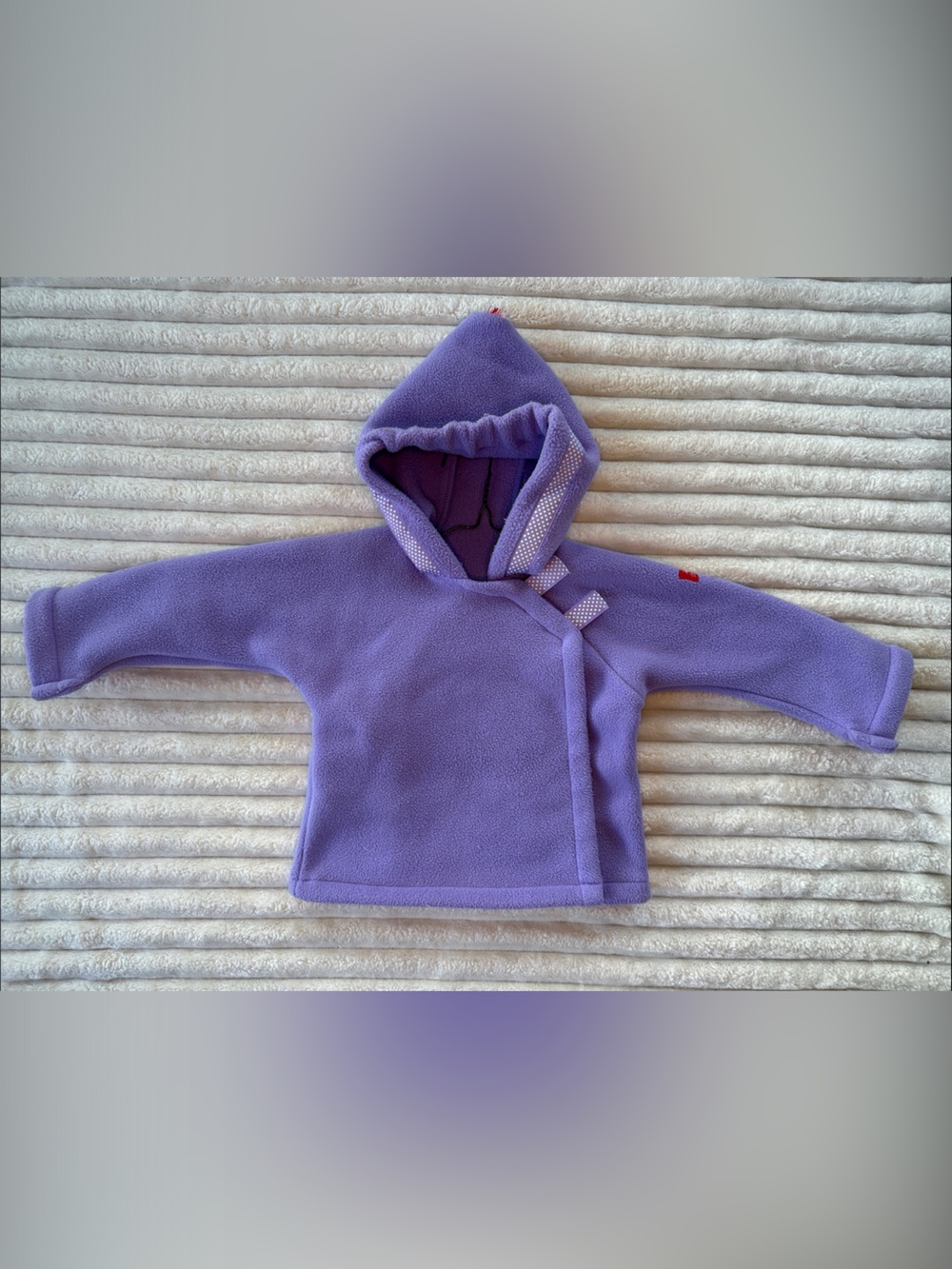 Kids Hooded Fleece Jacket - Lavender